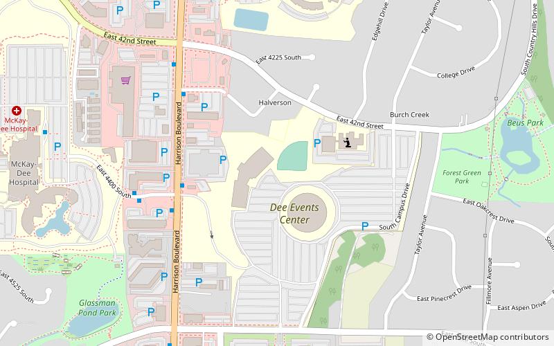 Weber County Ice Sheet location map