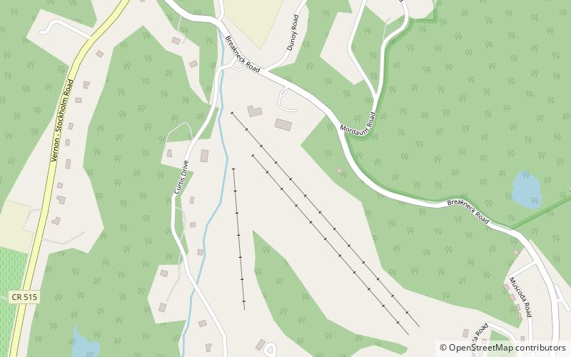 hidden valley vernon township location map