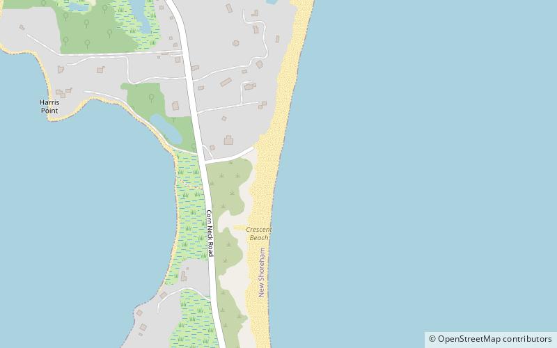 crescent beach block island location map