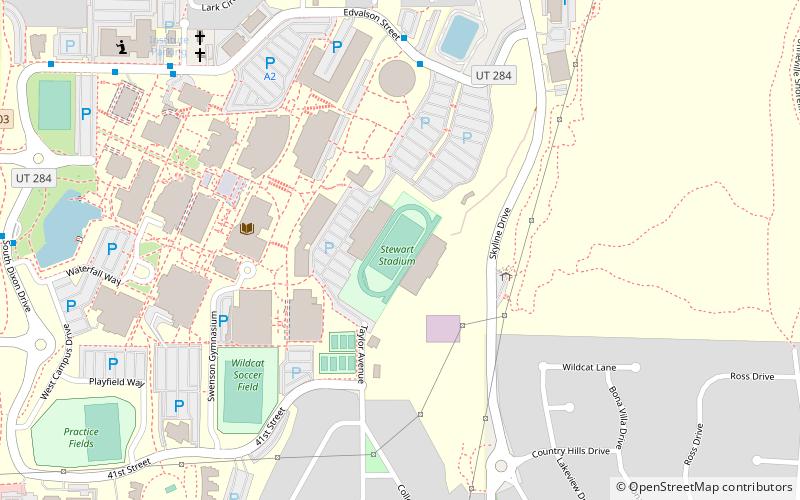 Stewart Stadium location map