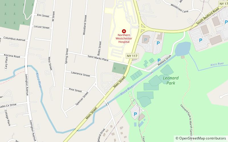 St. Mark's Cemetery location map