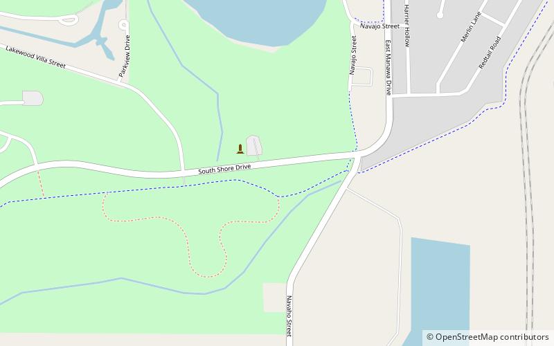 lake manawa trail council bluffs location map