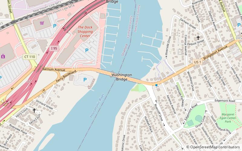 Washington Bridge location map