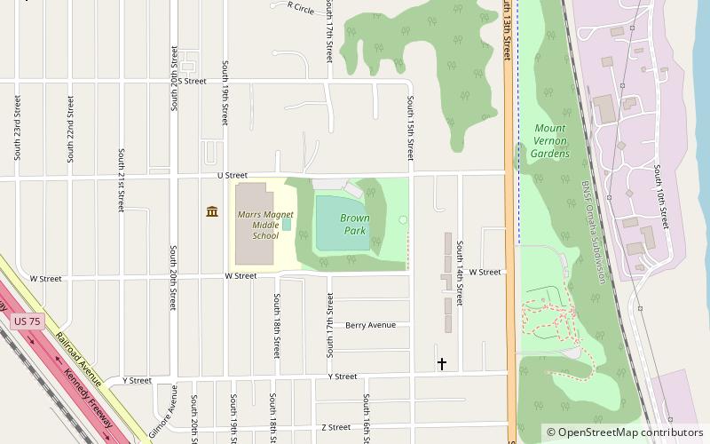 Brown Park location map