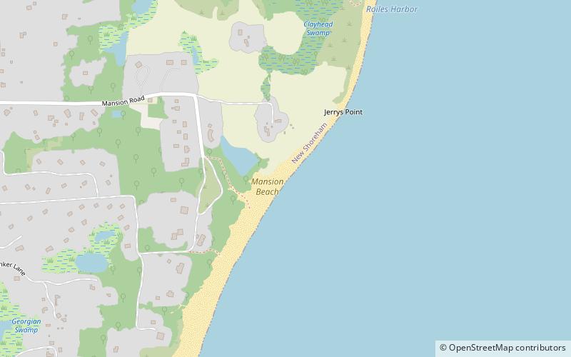 mansion beach block island location map