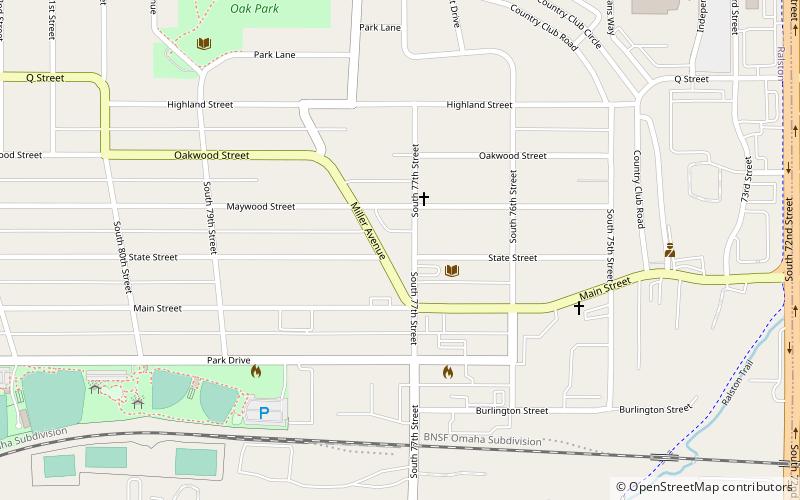 Baright Public Library location map