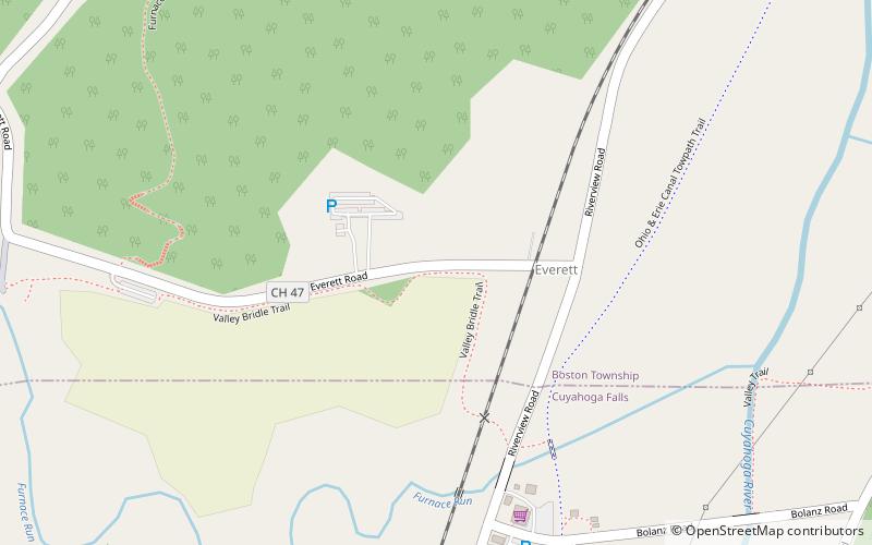 Everett Historic District location map