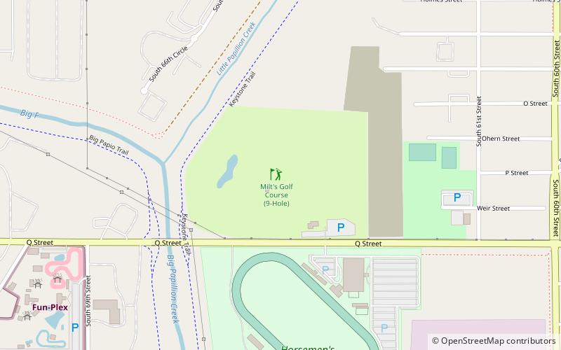 Milt's Golf Center location map