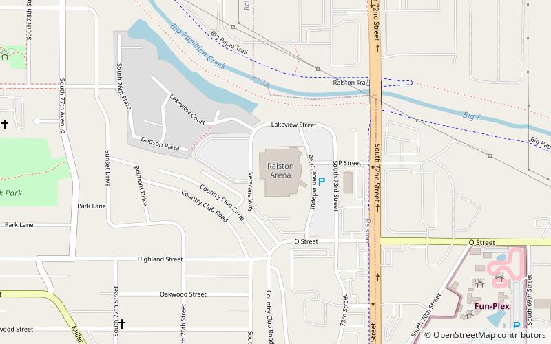 Ralston Arena location map