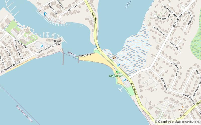 gulf beach milford location map