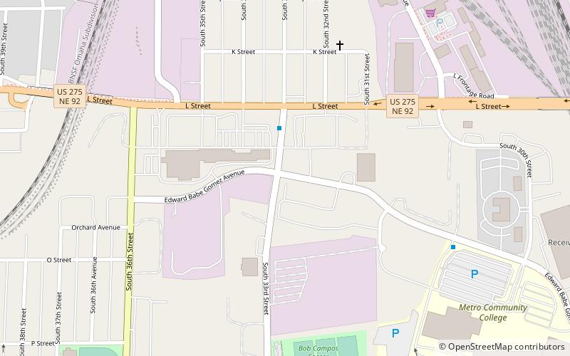 South Omaha location map