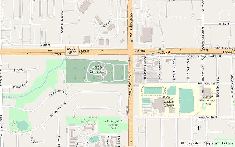Beth El Cemetery location map