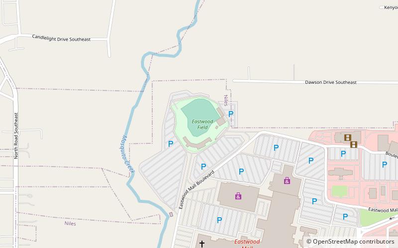 Eastwood Field location map