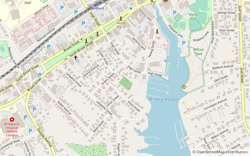 milford historical society location map