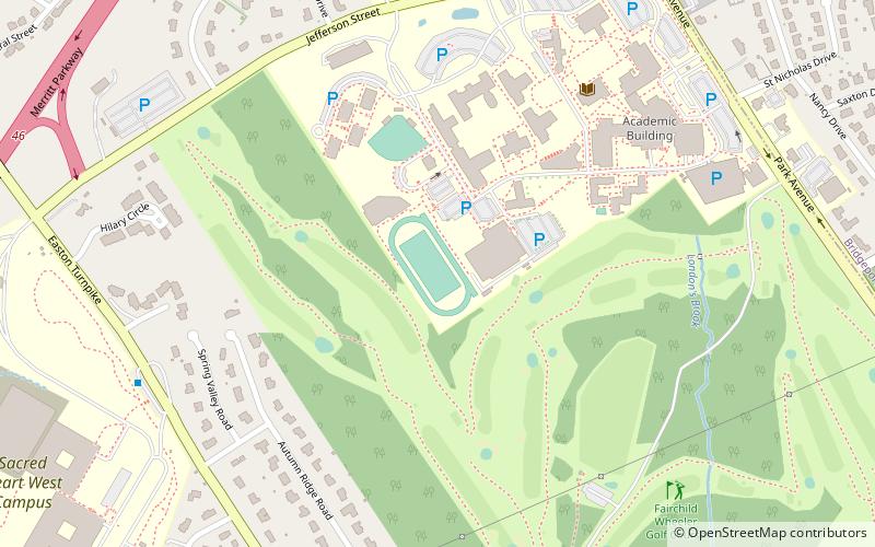 campus field fairfield location map