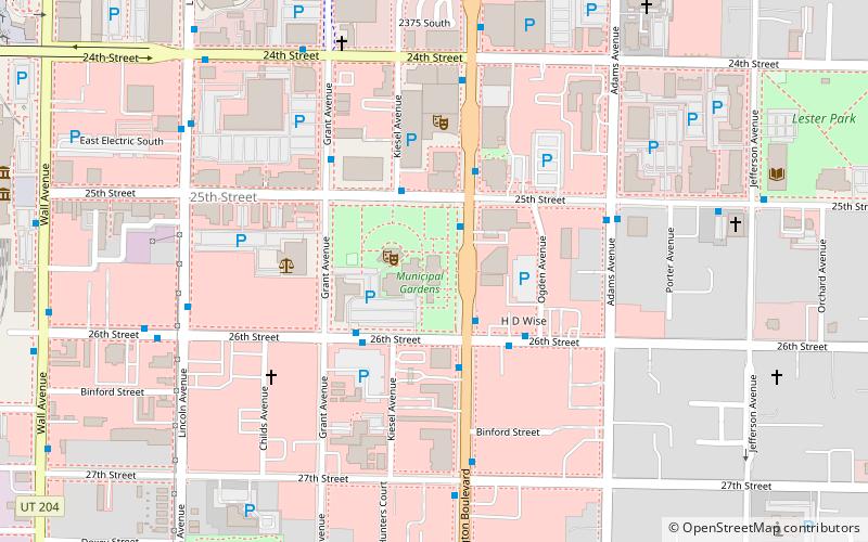 Ogden/Weber Municipal Building location map