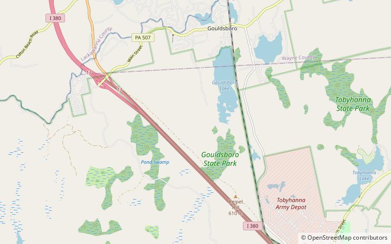 Park Stanowy Gouldsboro location map