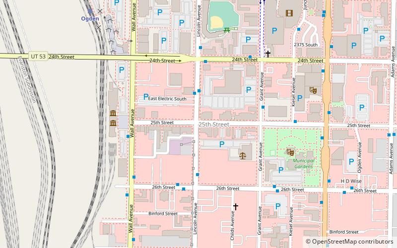 Historic 25th Street location map