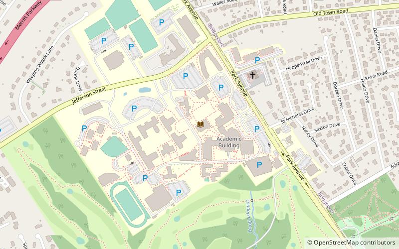 universidad del sagrado corazon fairfield location map