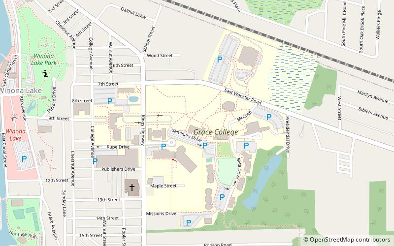 Grace Theological Seminary location map