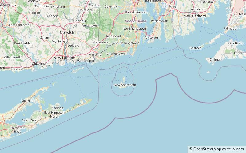 Block Island North Light location map