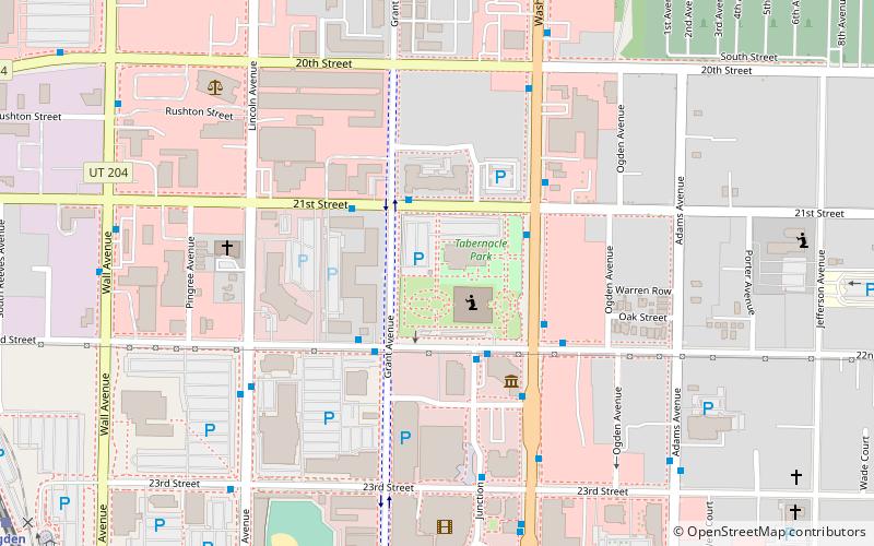 Weber Stake Relief Society Building location map