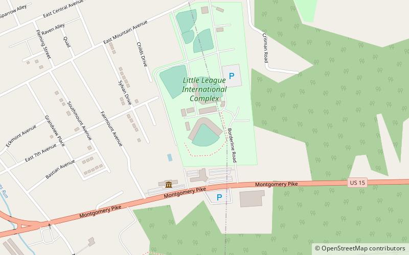 Howard J. Lamade Stadium location map