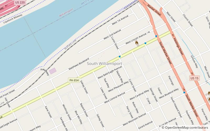 South Williamsport location map