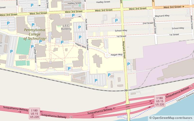 Madigan Library location map
