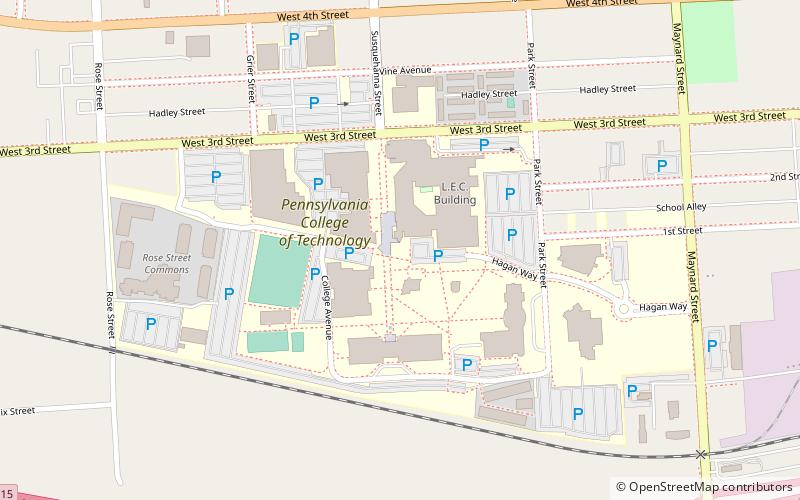 Pennsylvania College of Technology location map