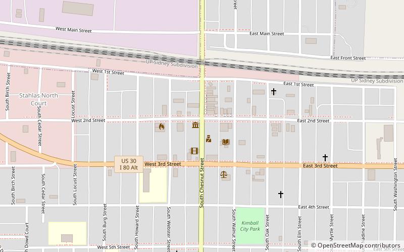 Fraternal Hall location map