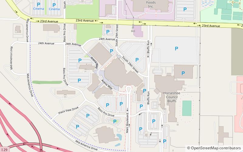 Mid-America Center location map