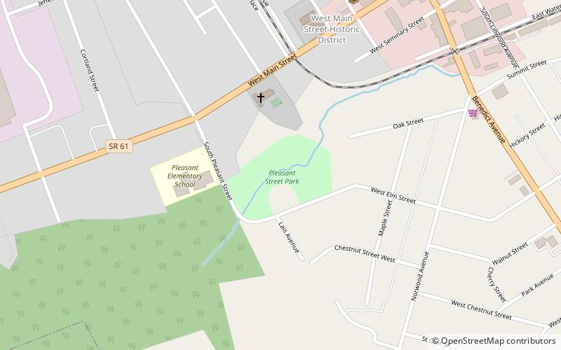 pleasant street park norwalk location map