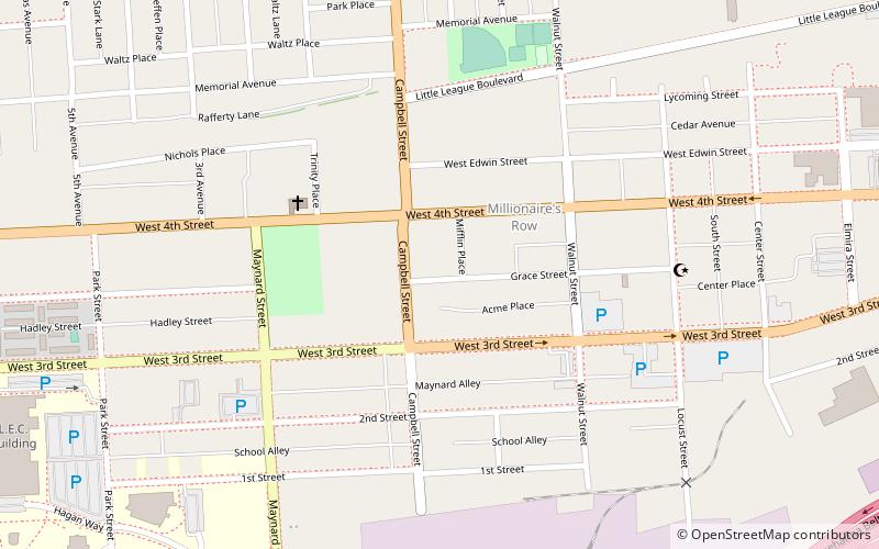 Millionaire's Row Historic District location map