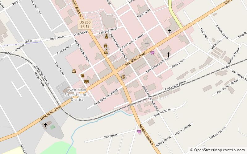Huron County Courthouse and Jail location map