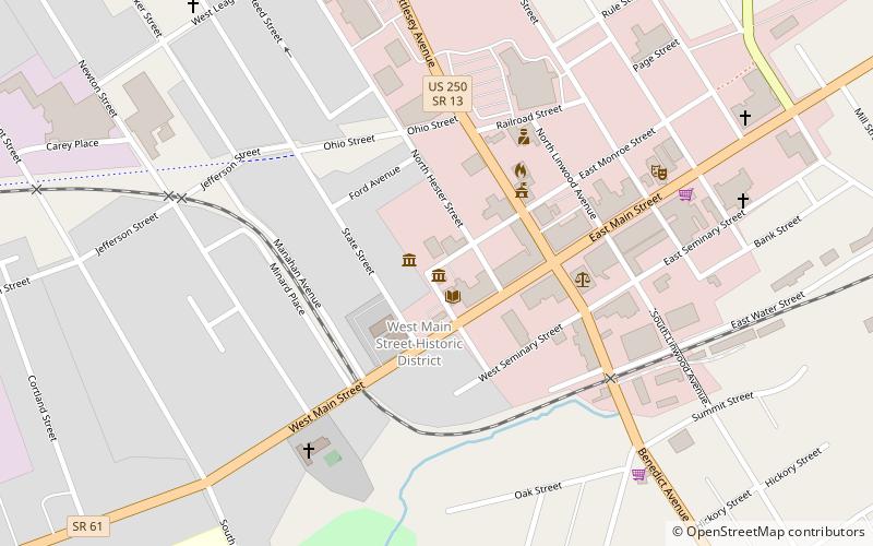 Firelands Museum location map