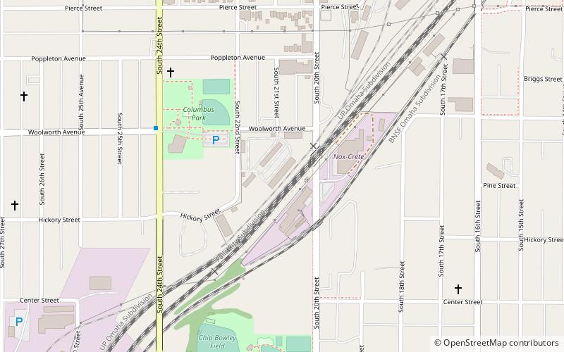 Omaha Quartermaster Depot Historic District location map