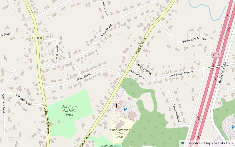 st catherine of sienna church trumbull location map