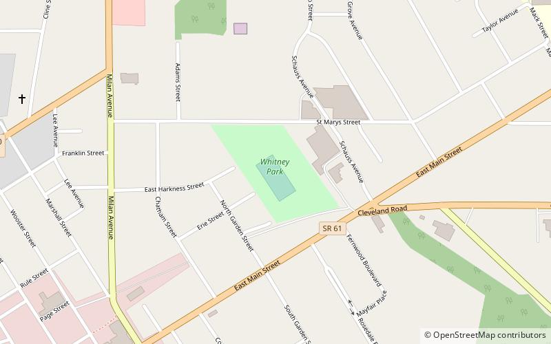 whitney park norwalk location map