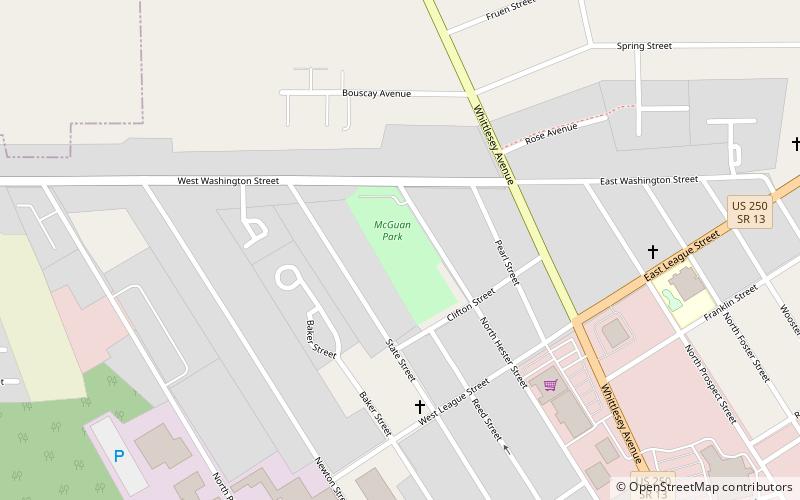 mcguan park norwalk location map