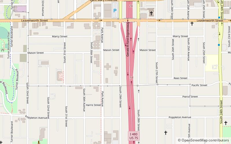 Georgia Row House location map