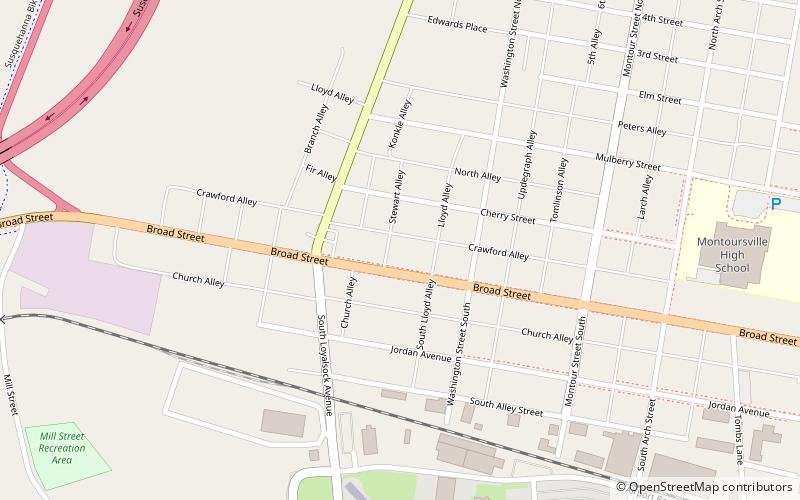 Montoursville location map