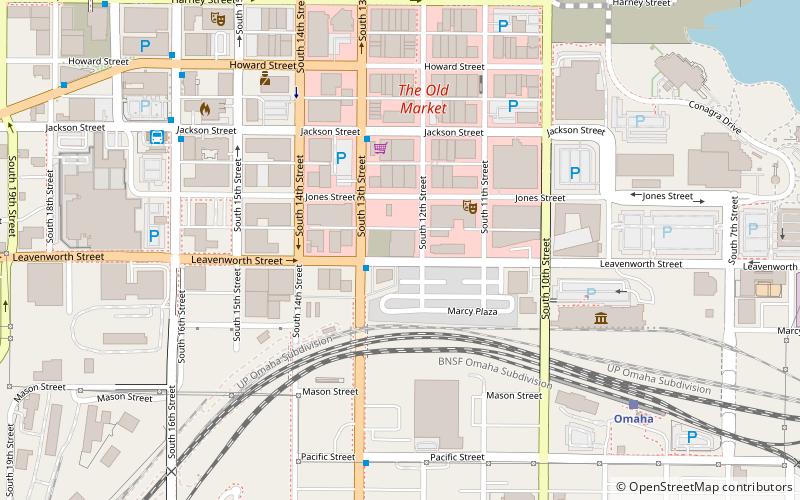 Bemis Center for Contemporary Arts location map