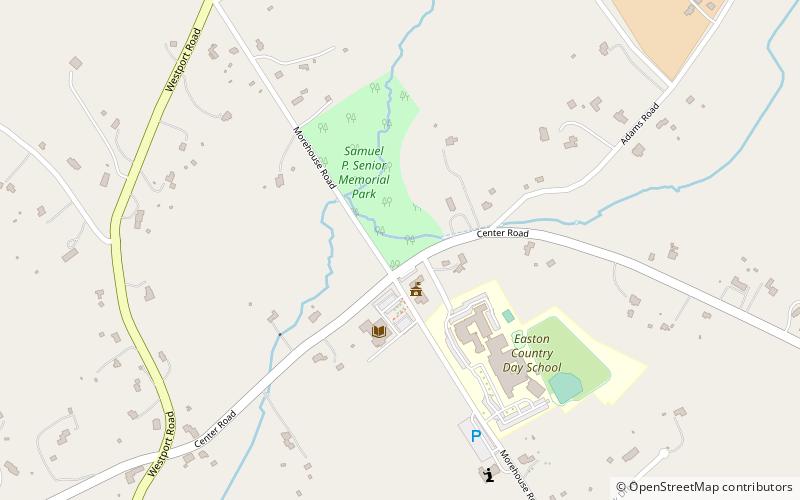 Easton location map