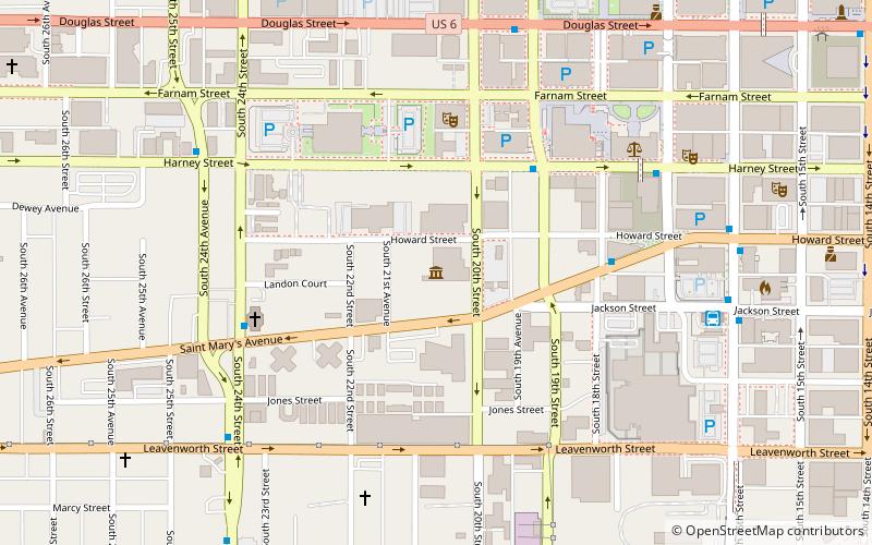 Omaha Children's Museum location map