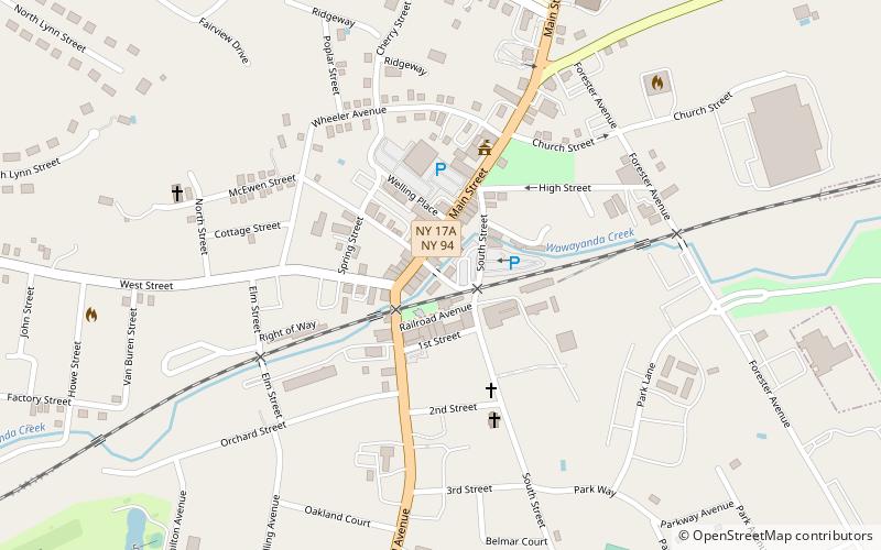 Warwick location map
