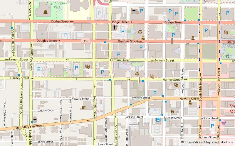 Omaha City Hall location map