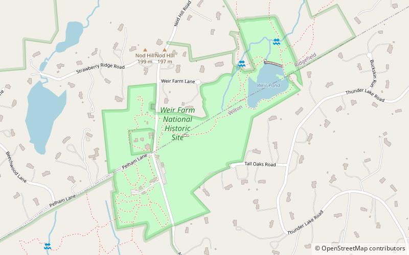 Weir Farm National Historic Site location map