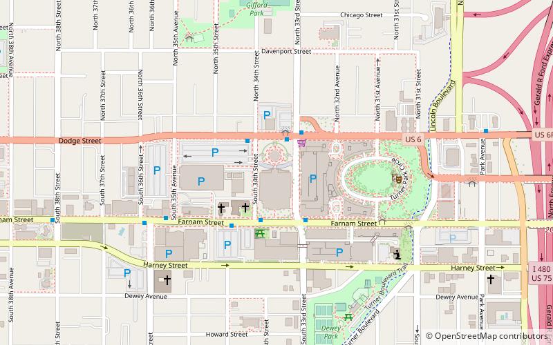 Mutual of Omaha Building location map