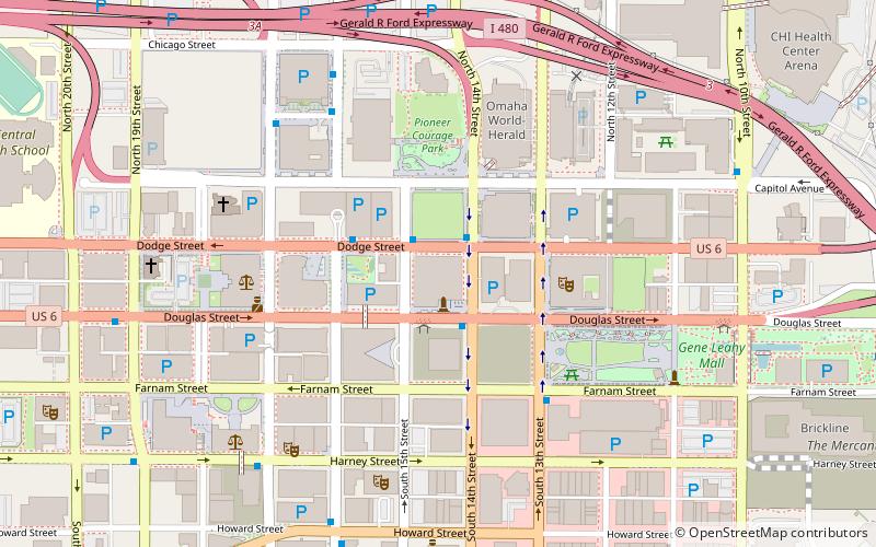 Union Pacific Center location map